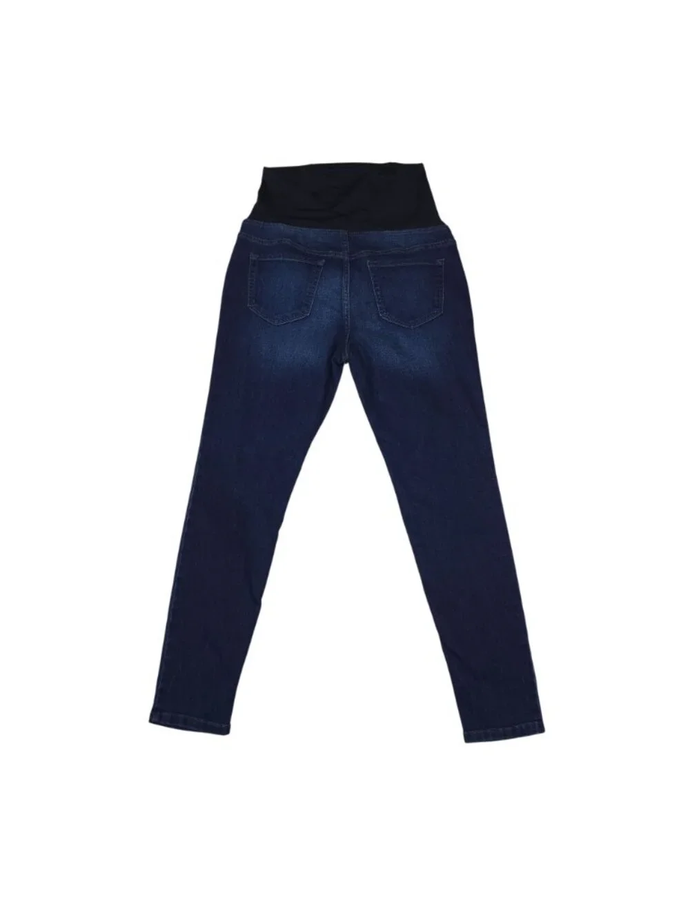 Isabel Maternity Skinny Maternity Jeans With Crossover Panel Size 8/29R Blue